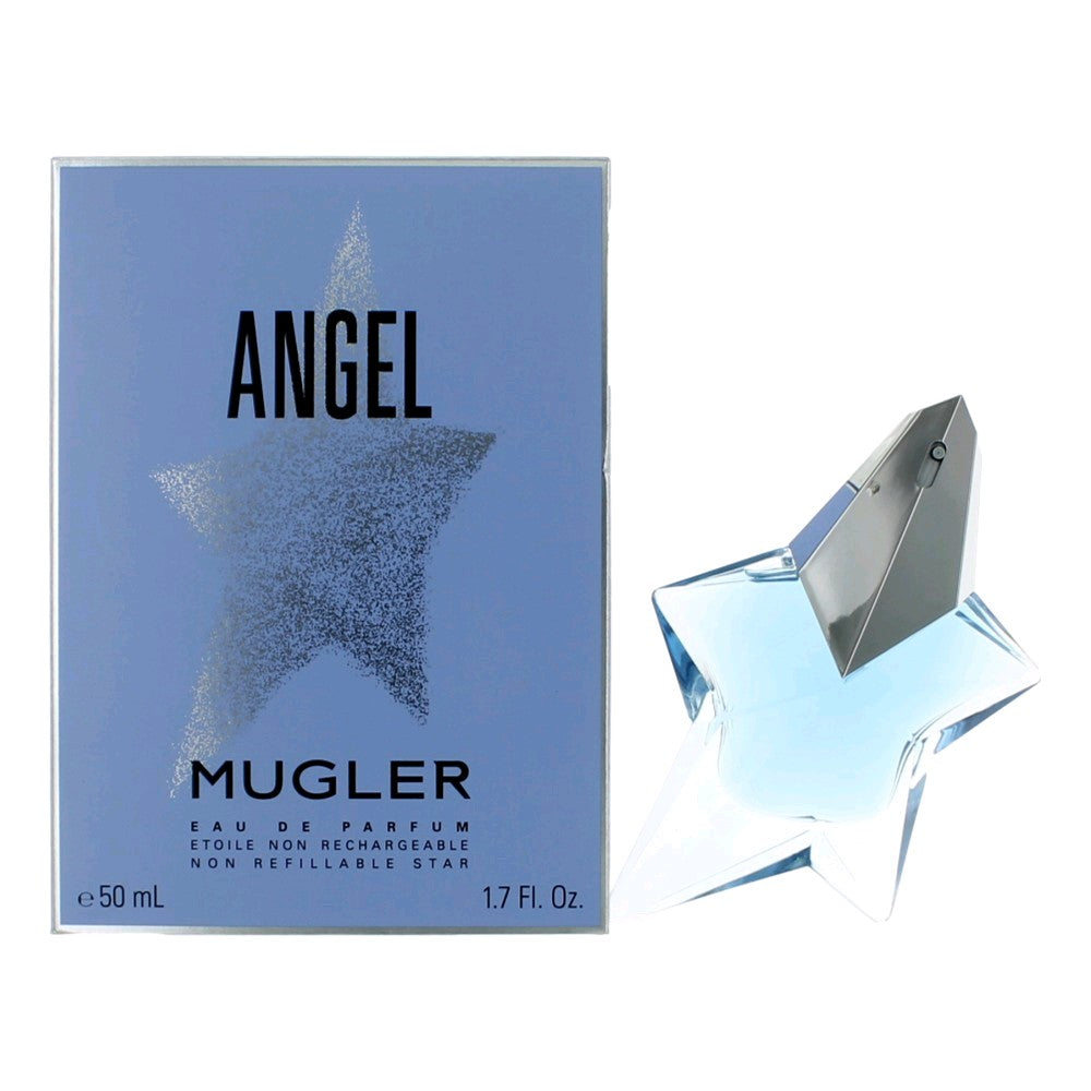 Bottle of Angel by Thierry Mugler, 1.7 oz Eau De Parfum Spray for Women